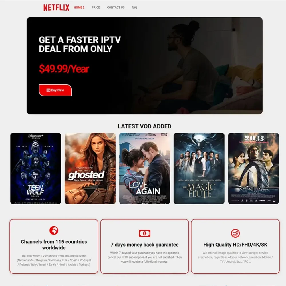 Grey Demo For Template IPTV