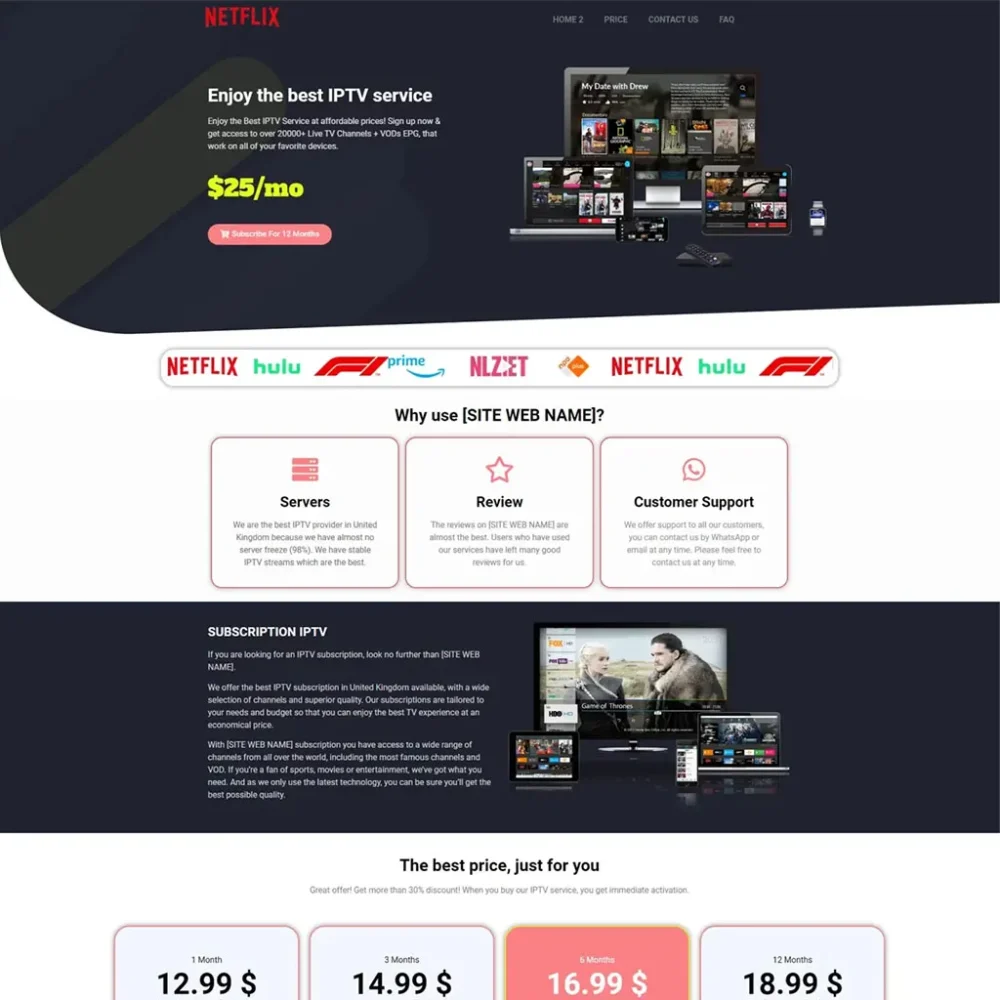 Mix Demo For Template IPTV