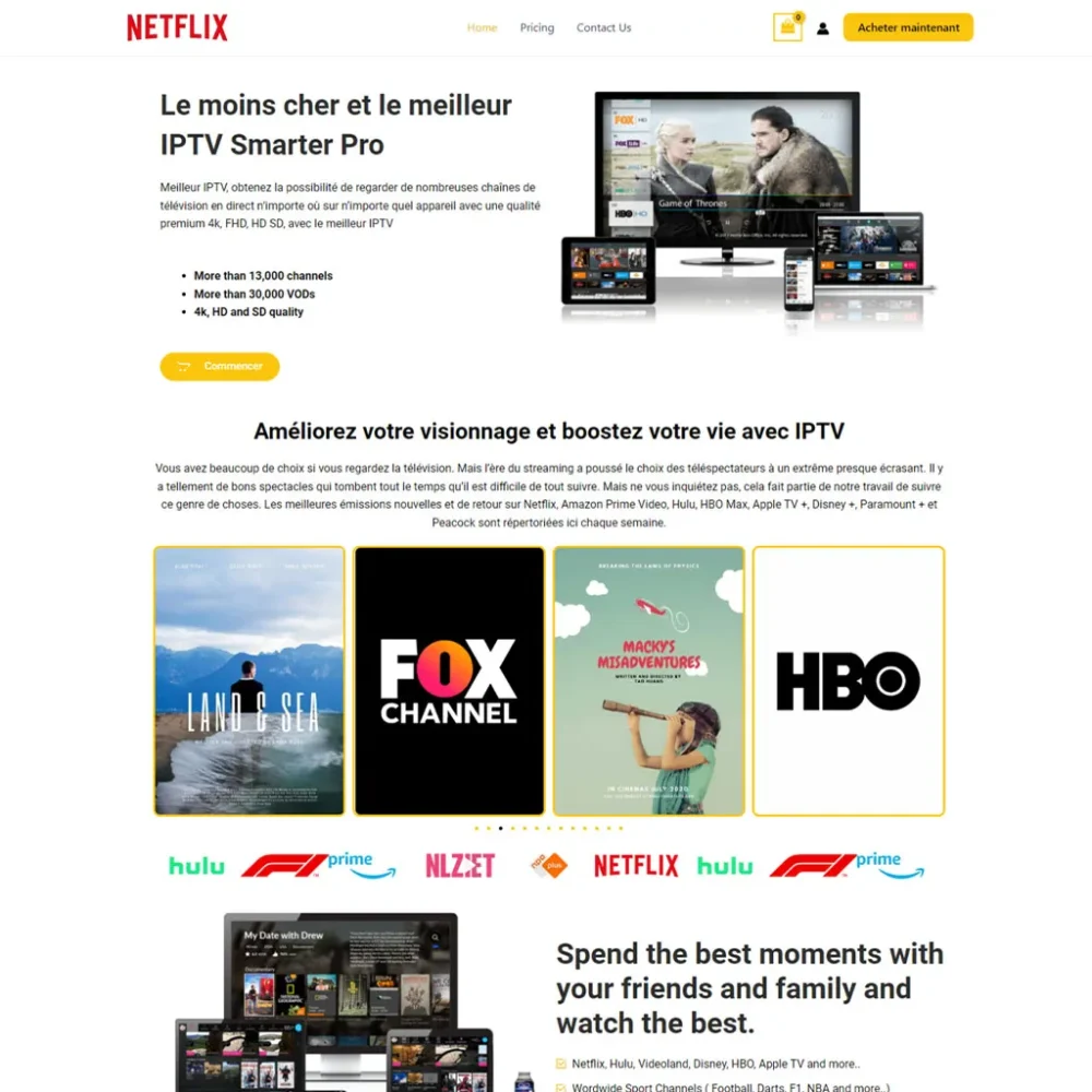 Yellow Demo For Template IPTV